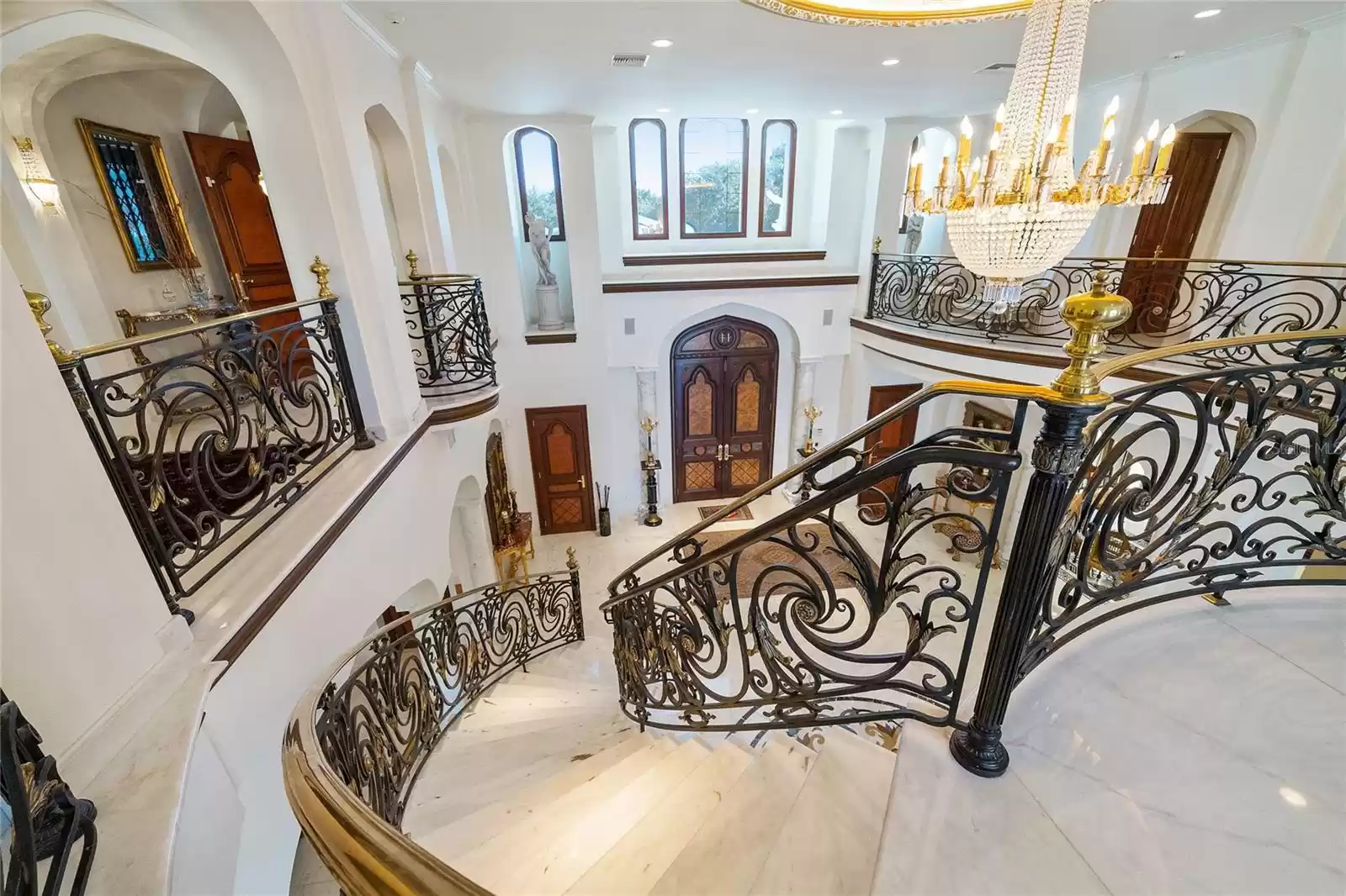 Stunning marble staircase