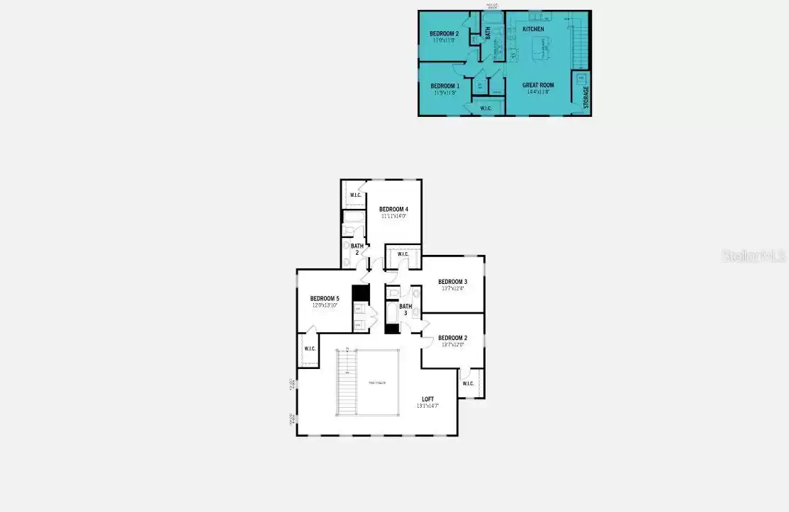 Second Floor Floorplan