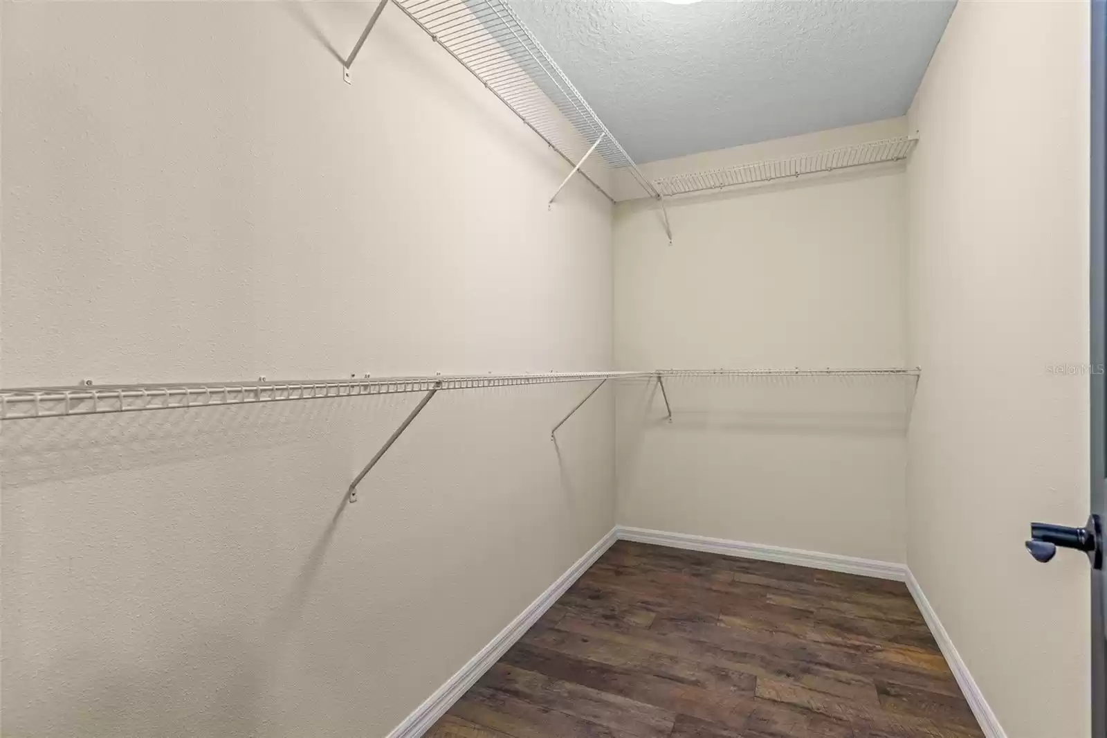 Walk ini closet in owners bedroom