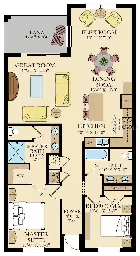 3151 PARADOX CIRCLE 304, KISSIMMEE, Florida 34746, 2 Bedrooms Bedrooms, ,2 BathroomsBathrooms,Residential,For Sale,PARADOX CIRCLE 304,MFRO6129545