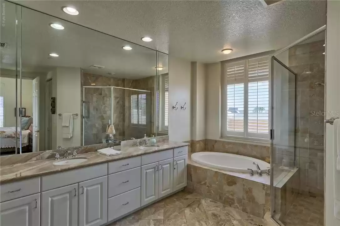 Large spacious master bath