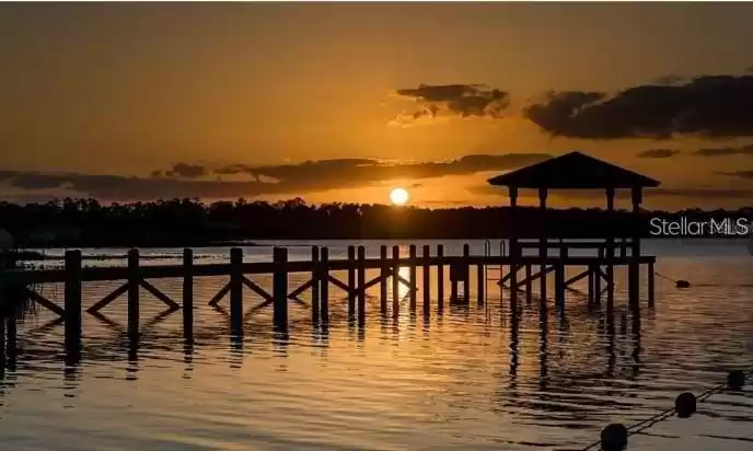 IOP dock to watch the sunset and boat ramp