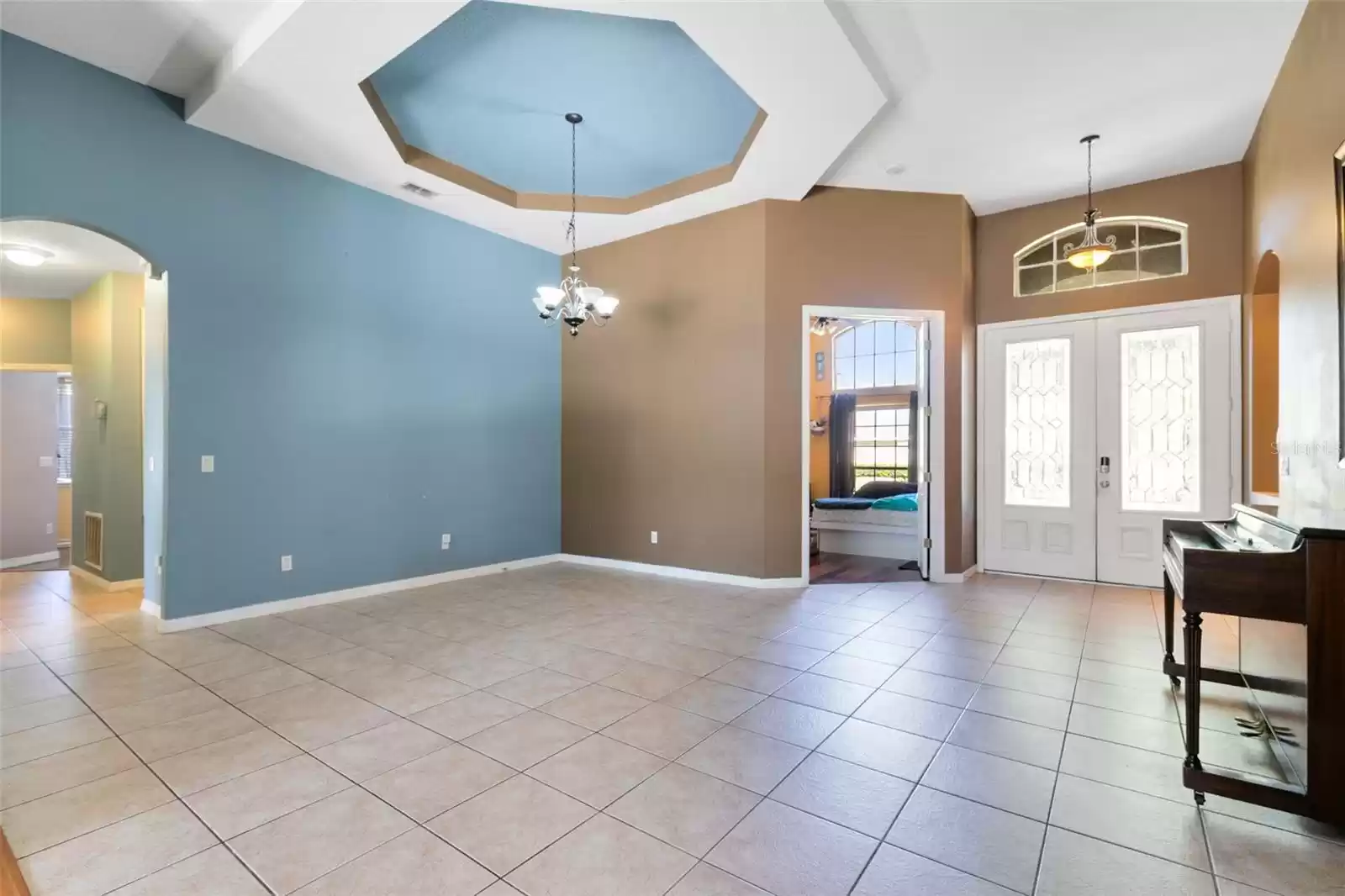 Dining Room, Office/bedroom, and Front Double Front Doors