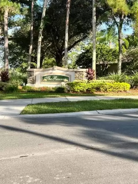 Entrance to The Reserve