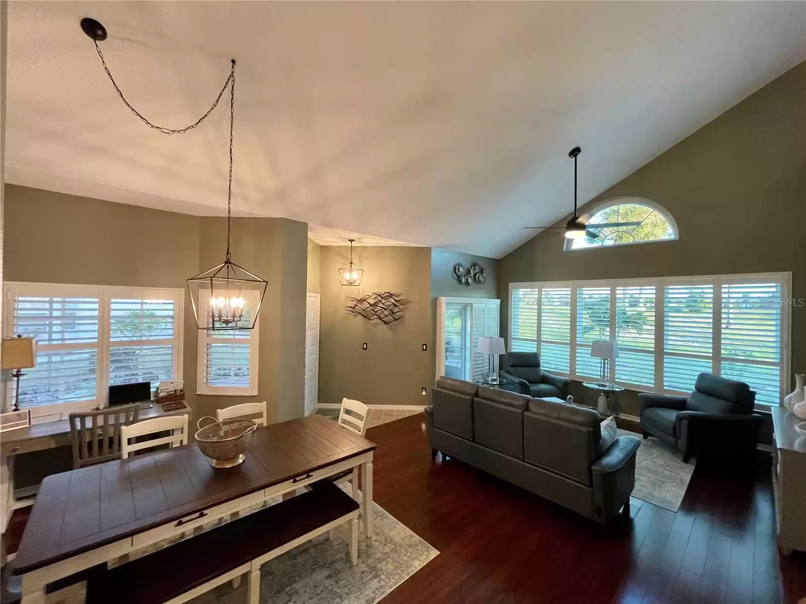 Living Room and Dining Room