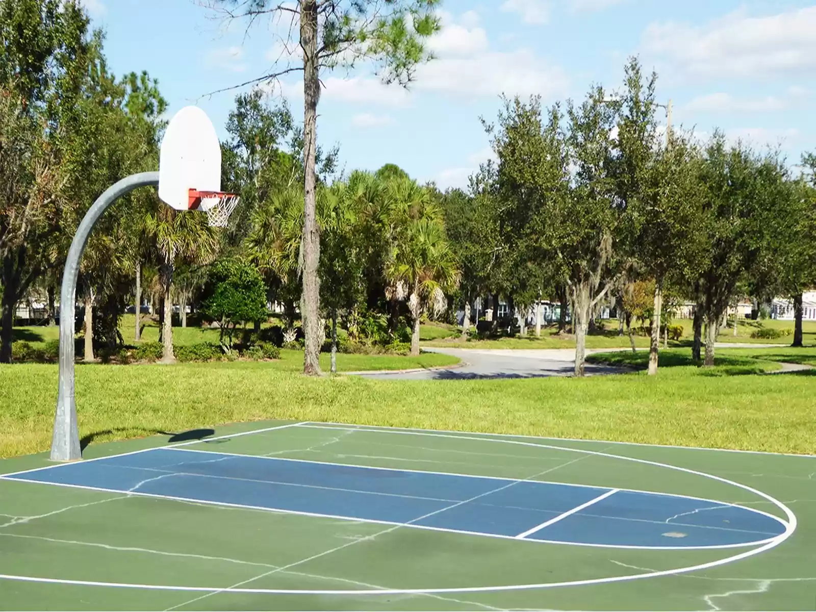 The Oaks community basketball court