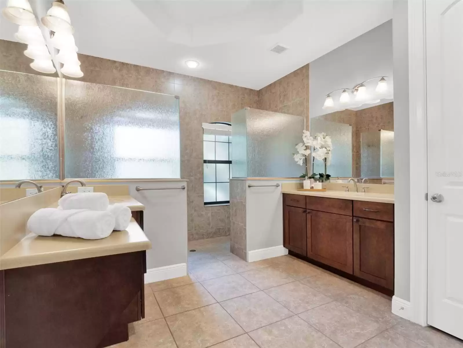 Primary bedroom with double sink