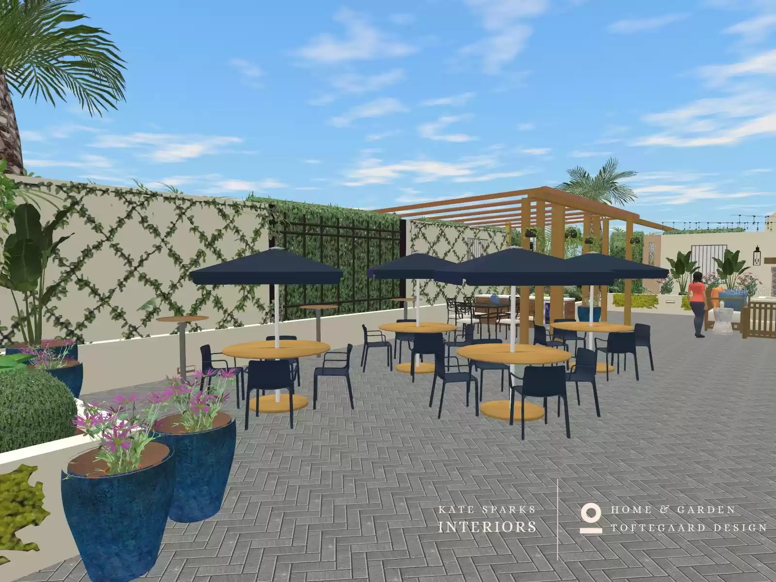 Virtual Rendering of New Courtyard