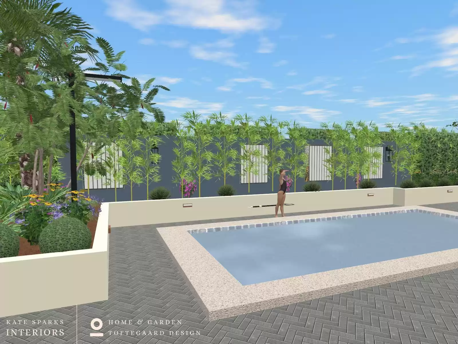 Virtual Rendering of New Courtyard