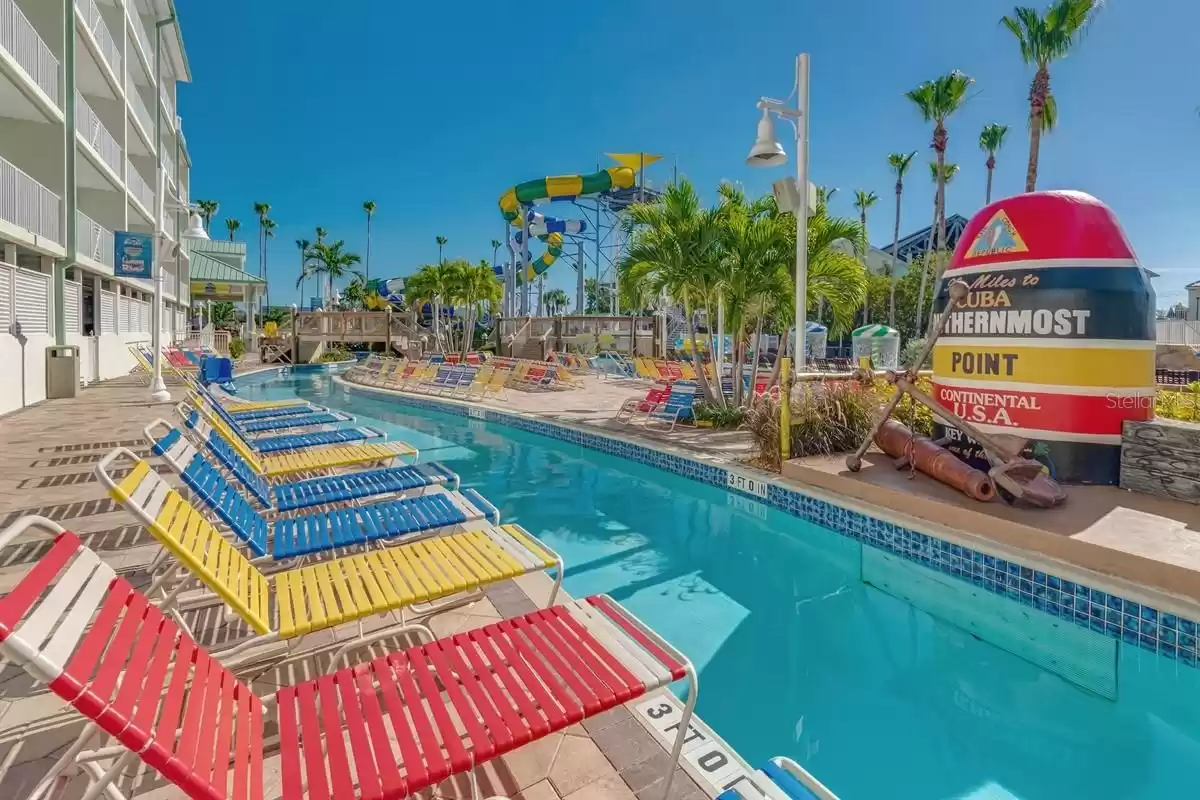 Lounge along the Lazy River