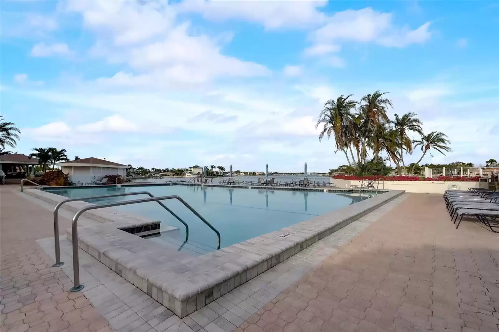 Waterfront pool