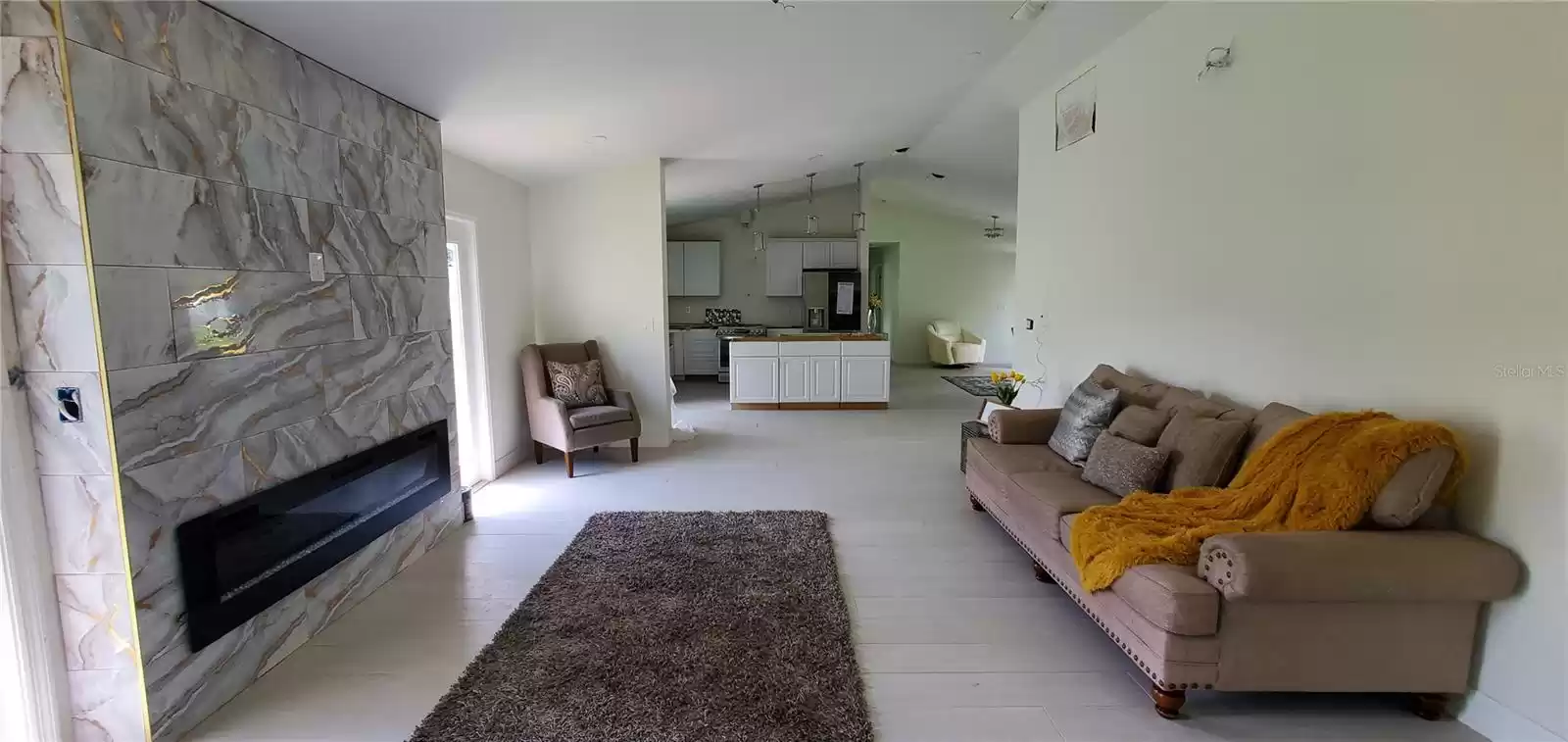 Formal living room and Kitchen