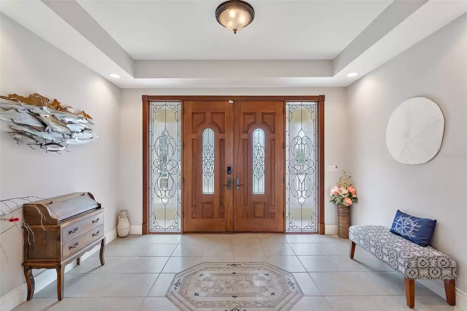 Grand foyer entry way.