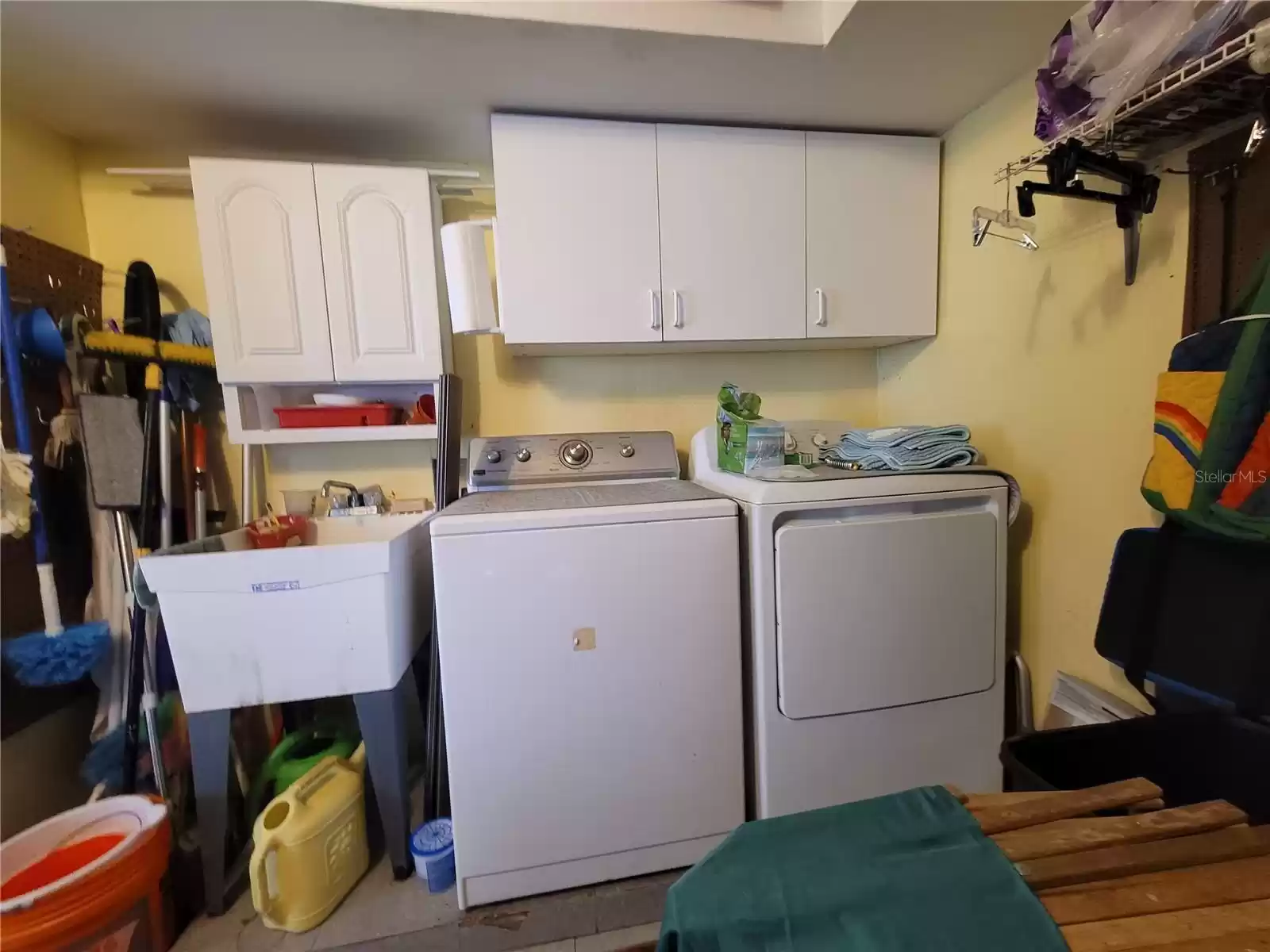 Laundry room.