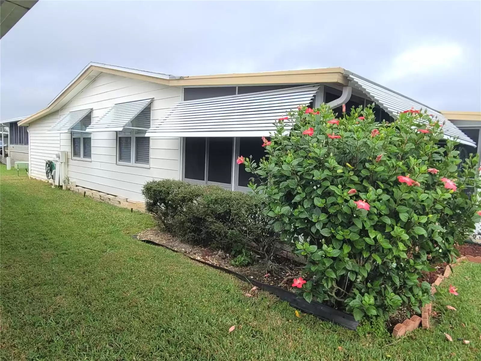 Corner of the house (facing SW).