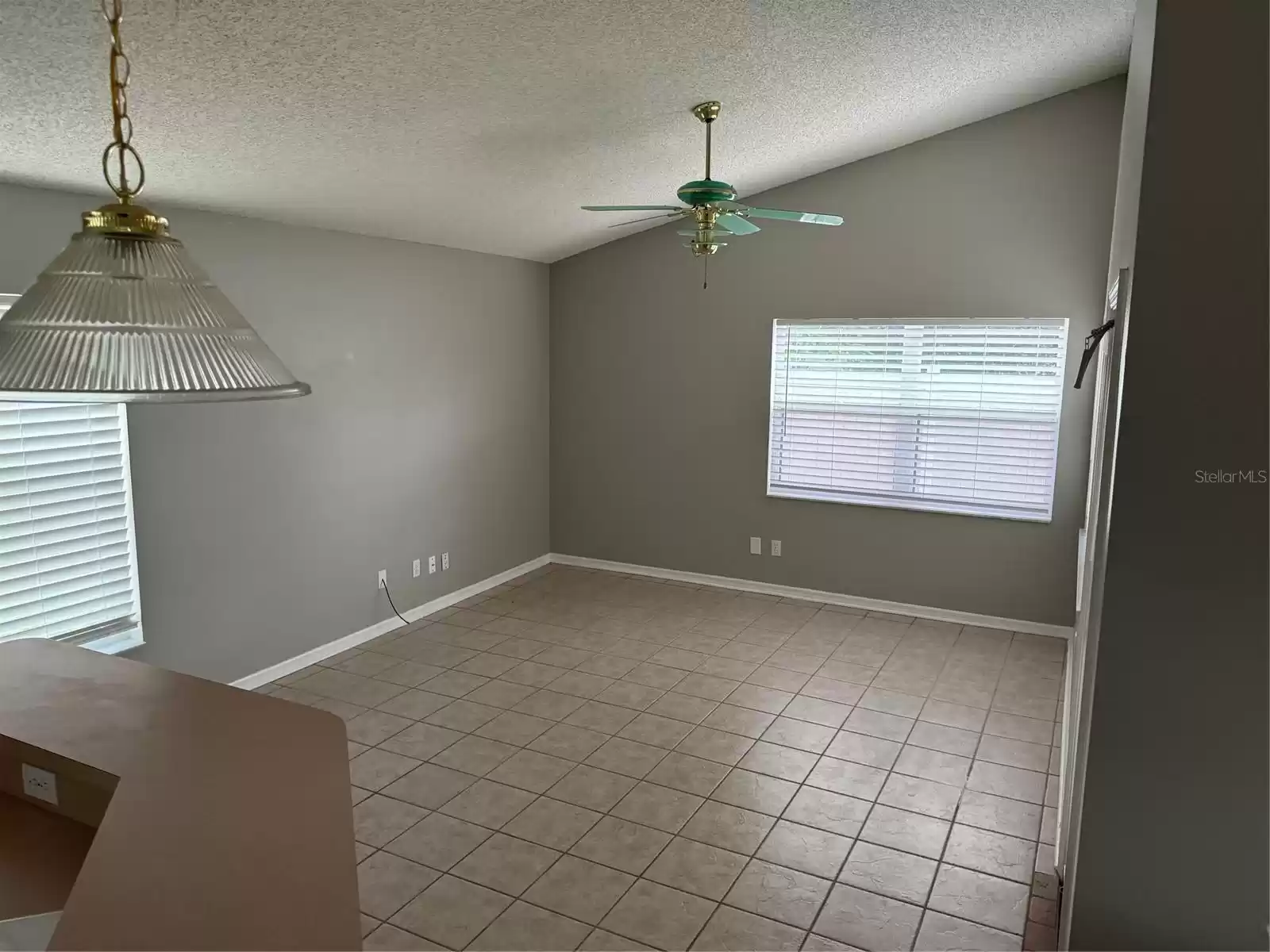 Family Room View -Screened patio to the right