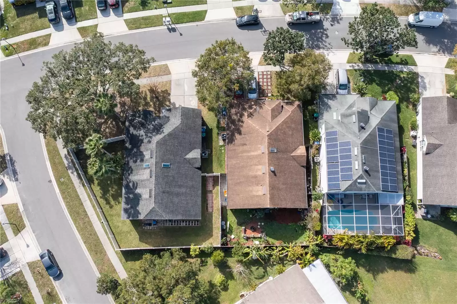 Overhead Aerial of Prop. Corner Lot