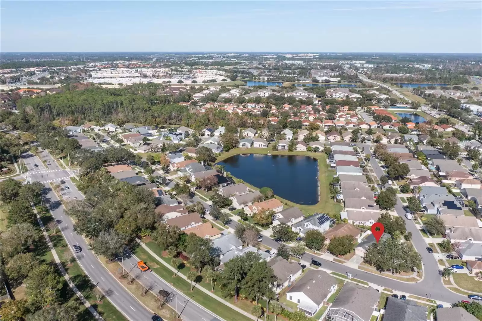 Community Aerial- Lake Underhill road is on the bottom. Mark Twain Blvd is where the Crosswalk is.