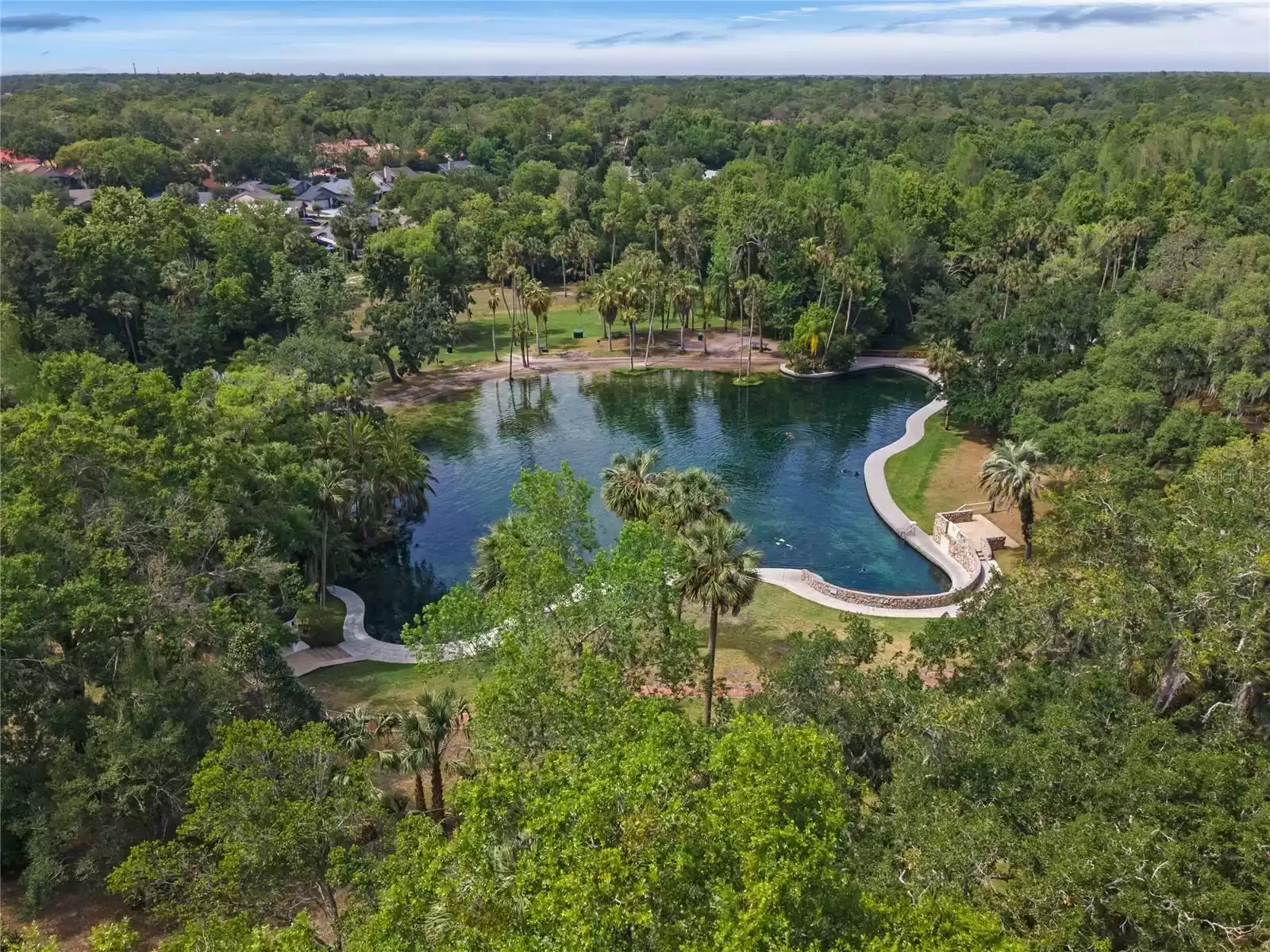 Natural spring in the neighborhood - yours to enjoy year round!