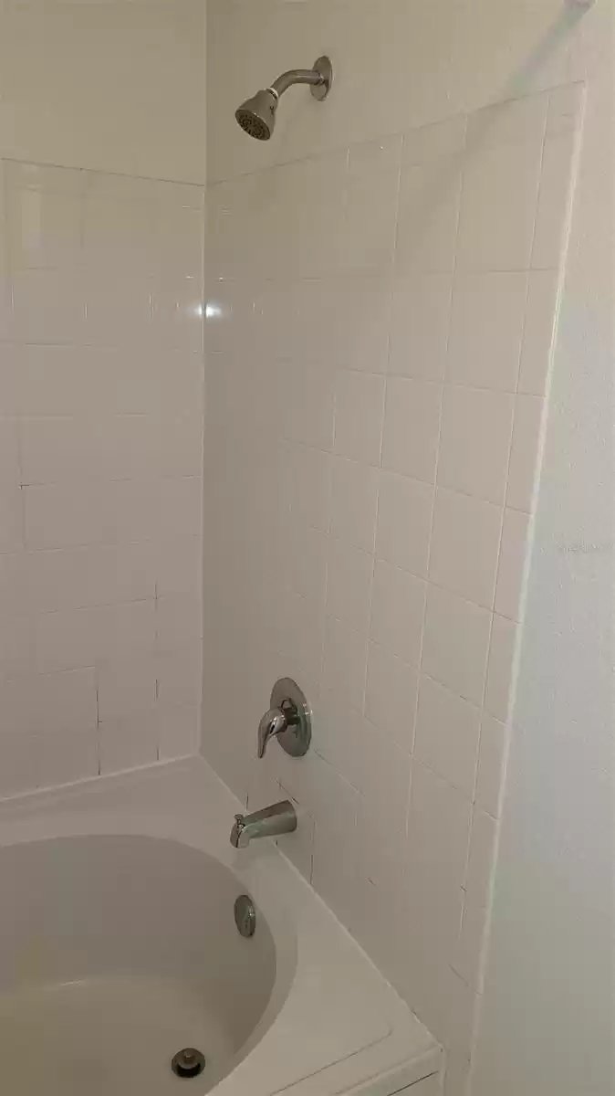 Shower stall in the second bathroom.