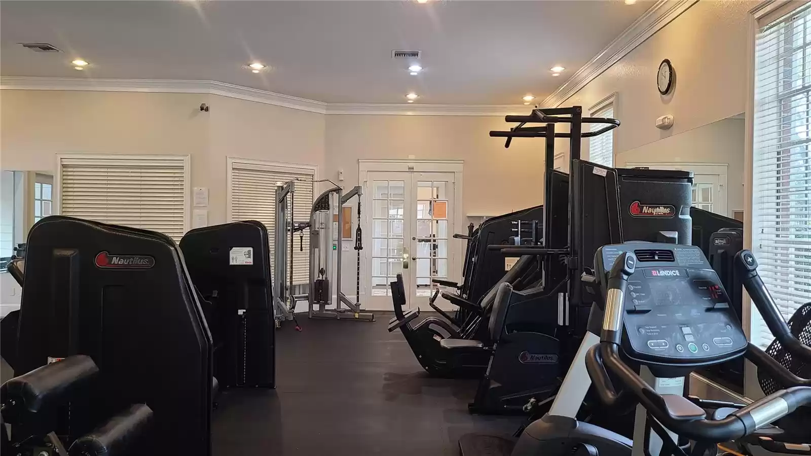 Gym at the clubhouse