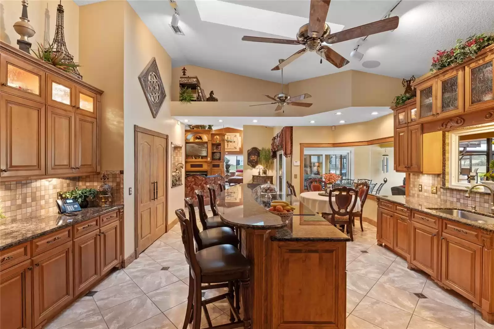 Full view of the Kitchen toward Great Room