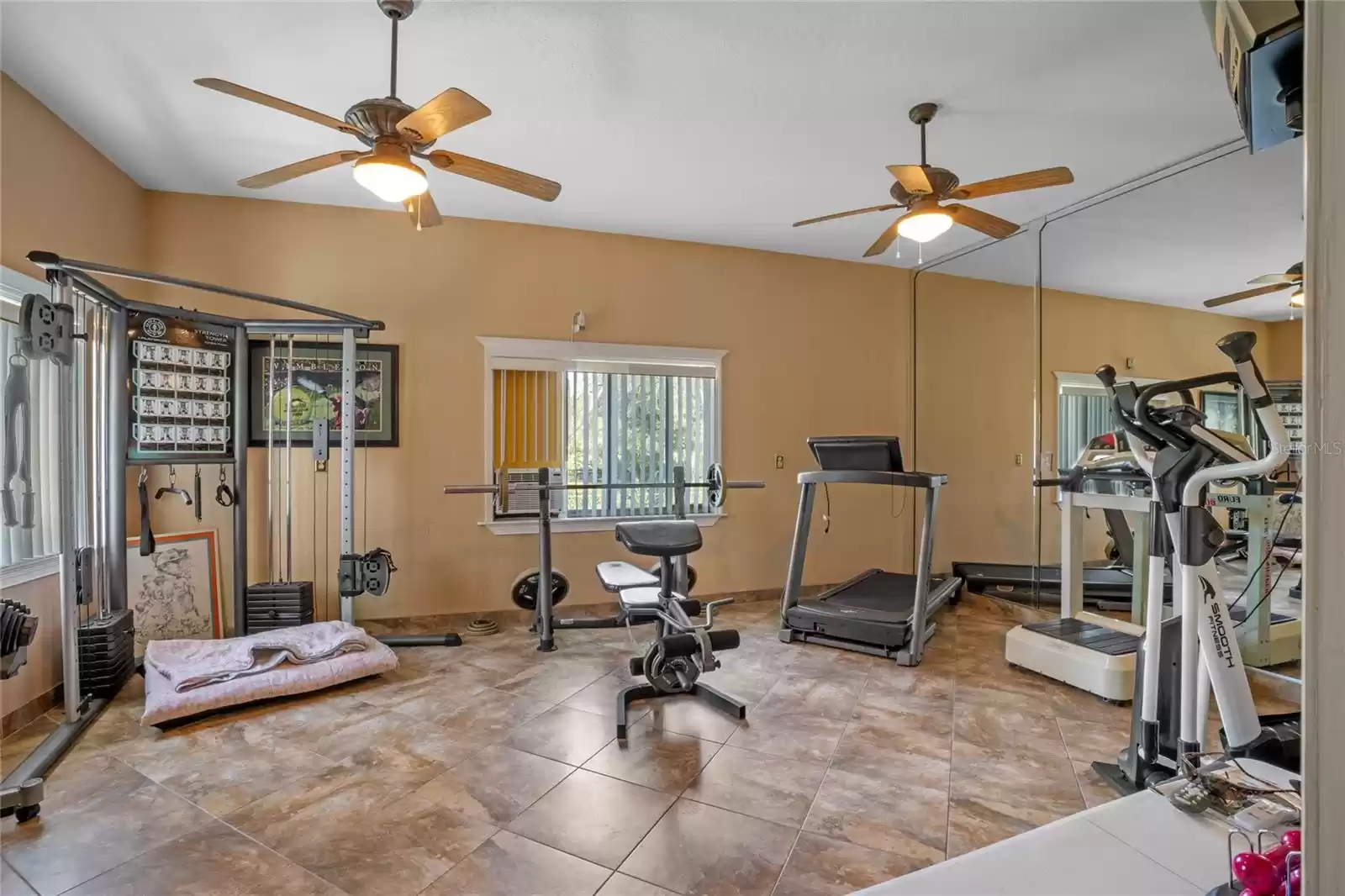 Fitness Room in Garage