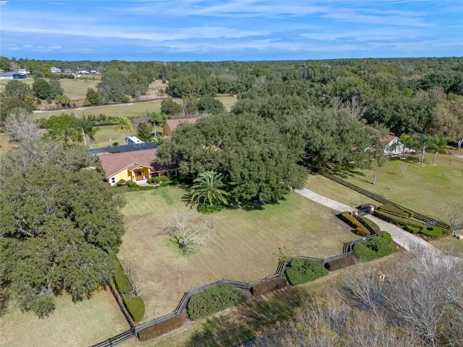 Drone of View of Front of Home