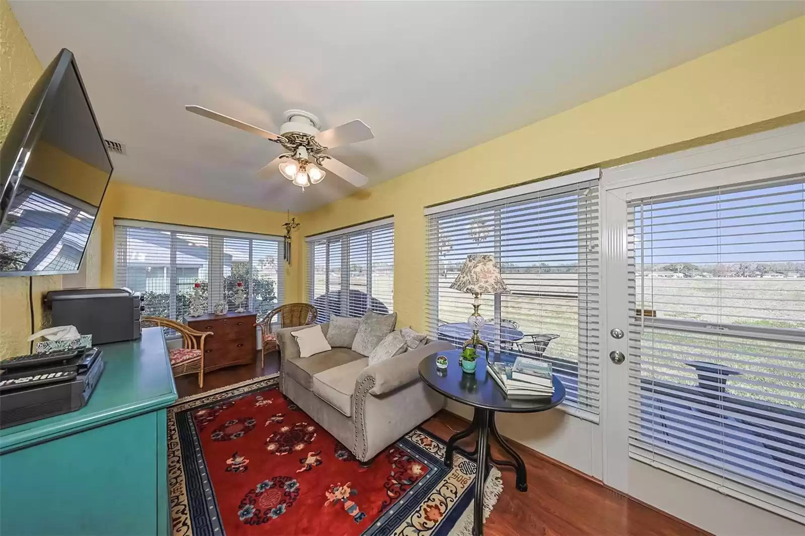 Florida Room is a newer remodeling project and has new double pane windows throughout, giving you a spectacular view and allowing tons of sunshine in.