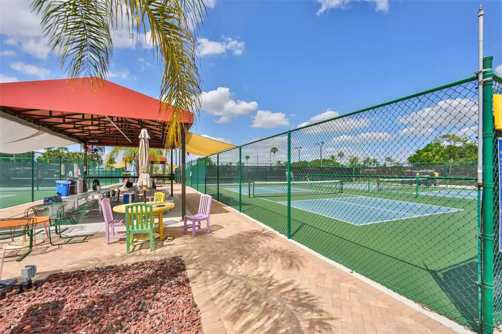 Pickleball courts are available for every level of skill.