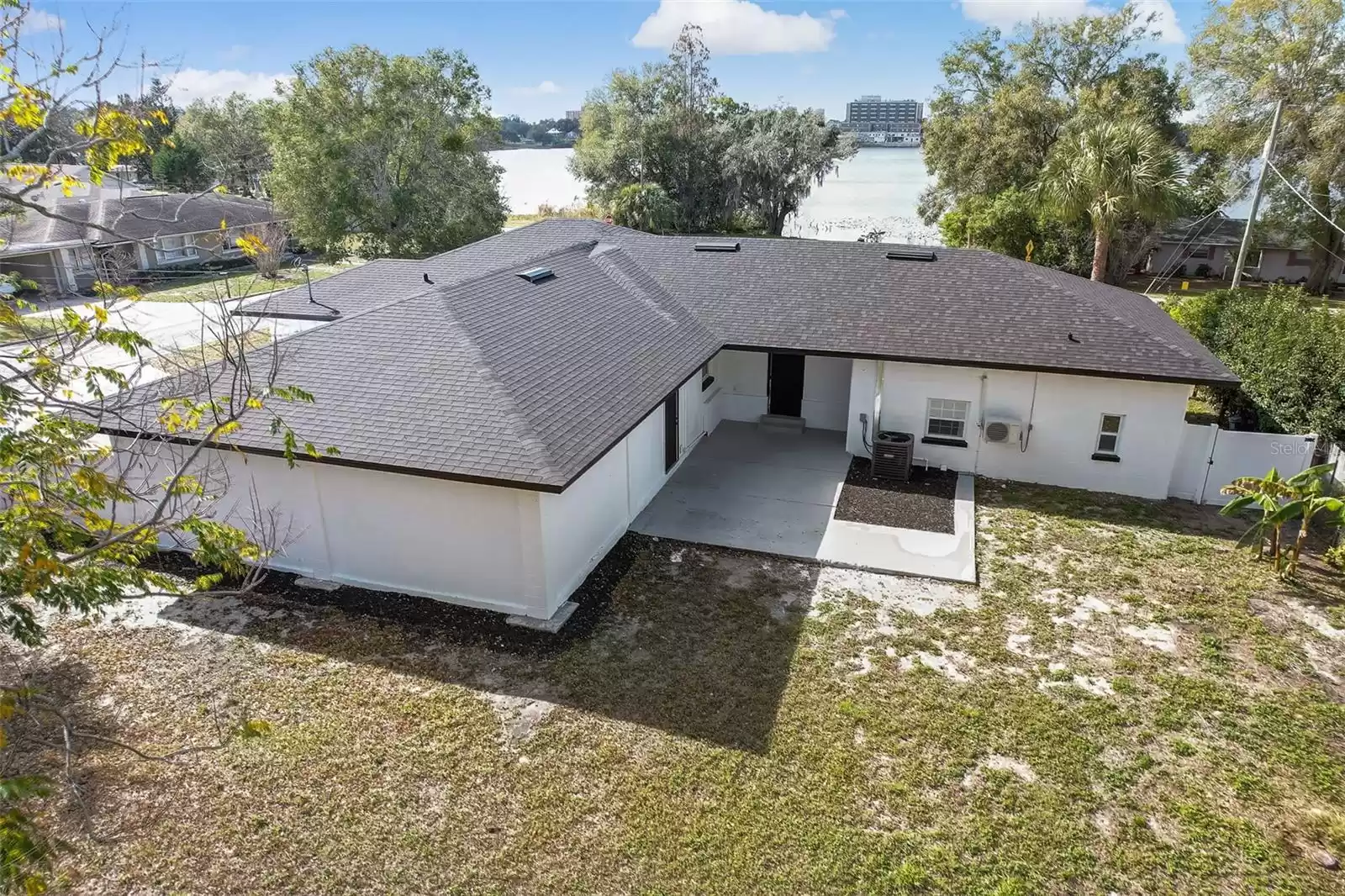 Aerial View of Backyard