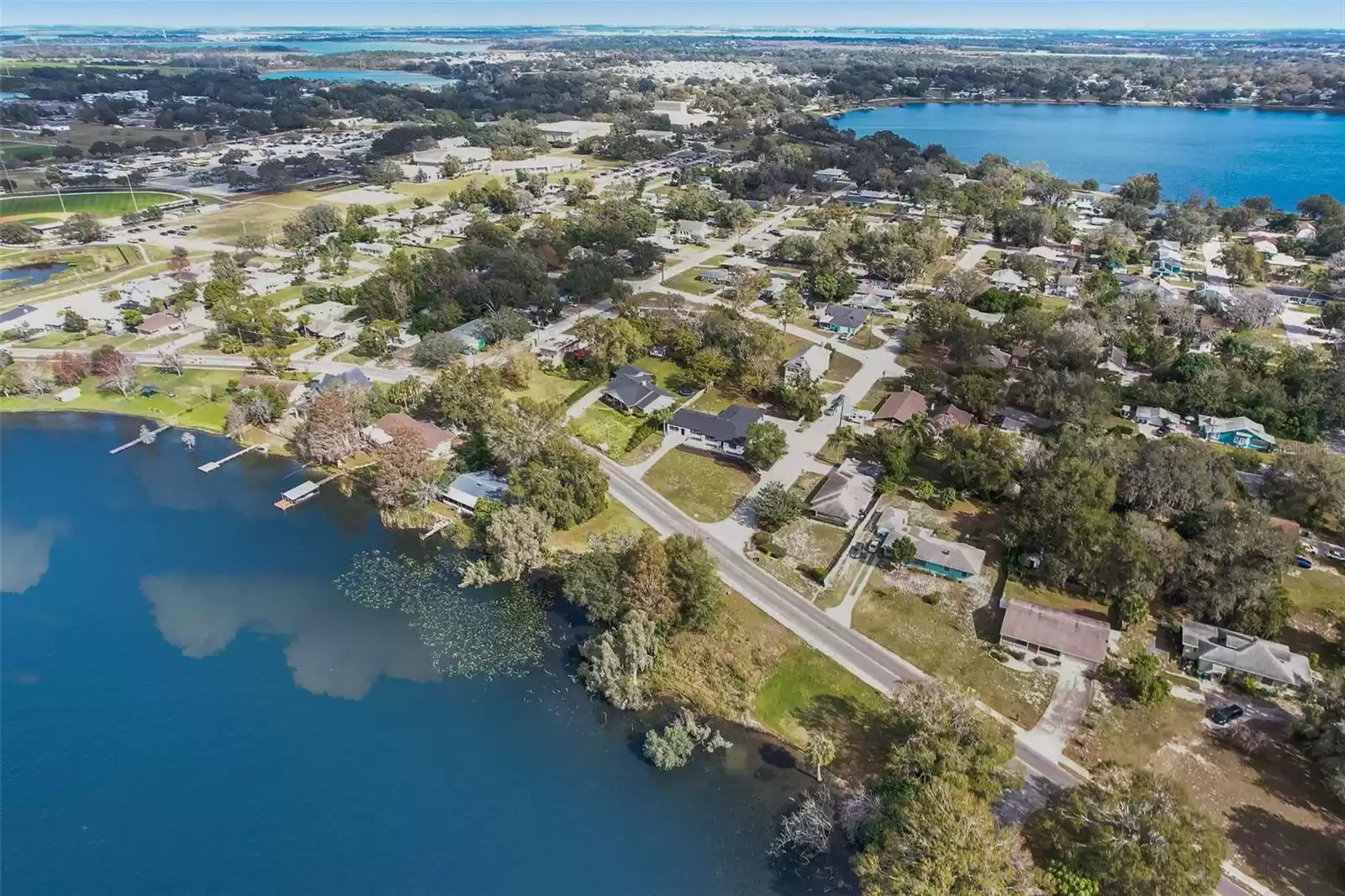 Aerial View of Lake