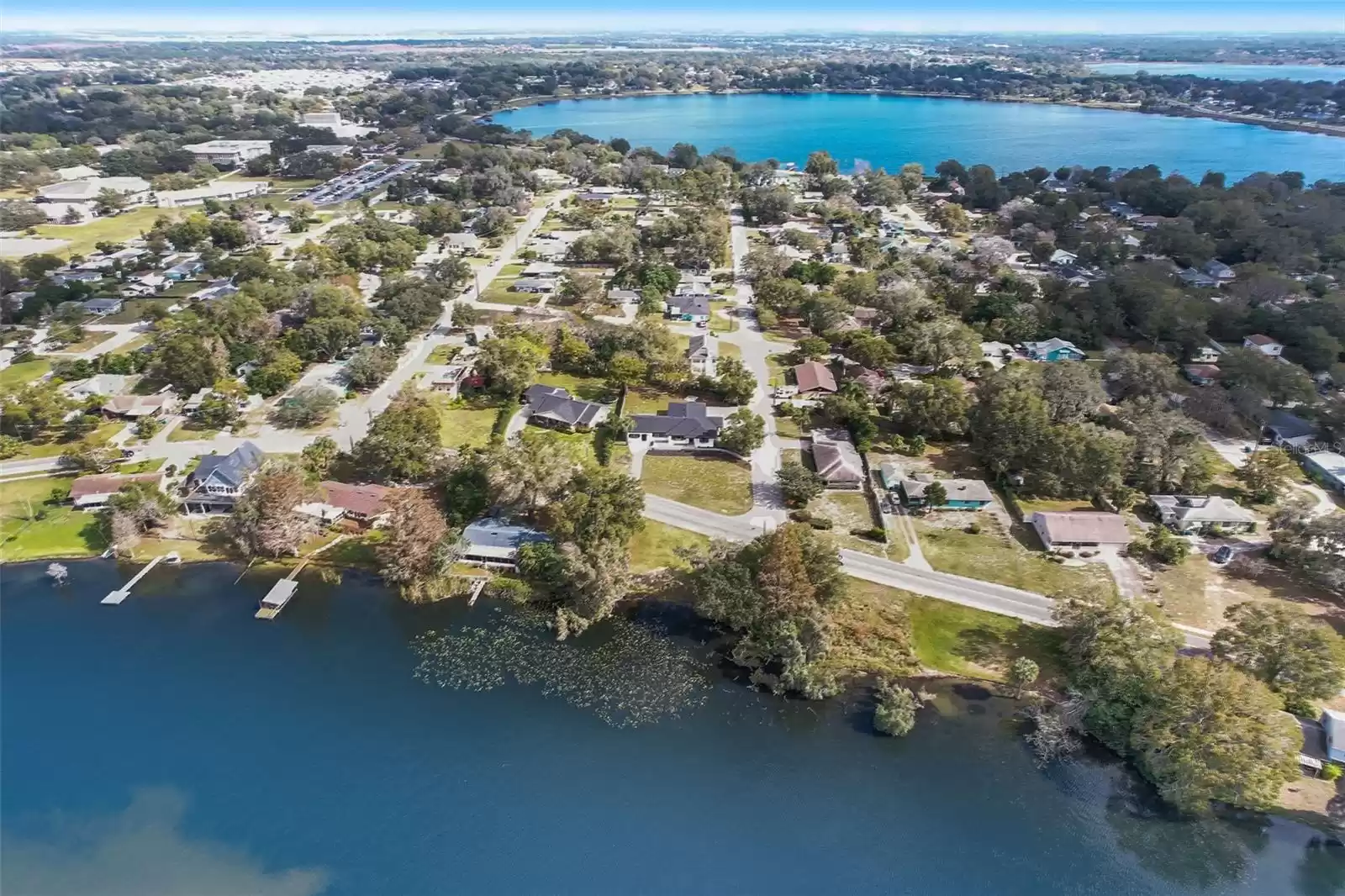 Aerial View of Lake