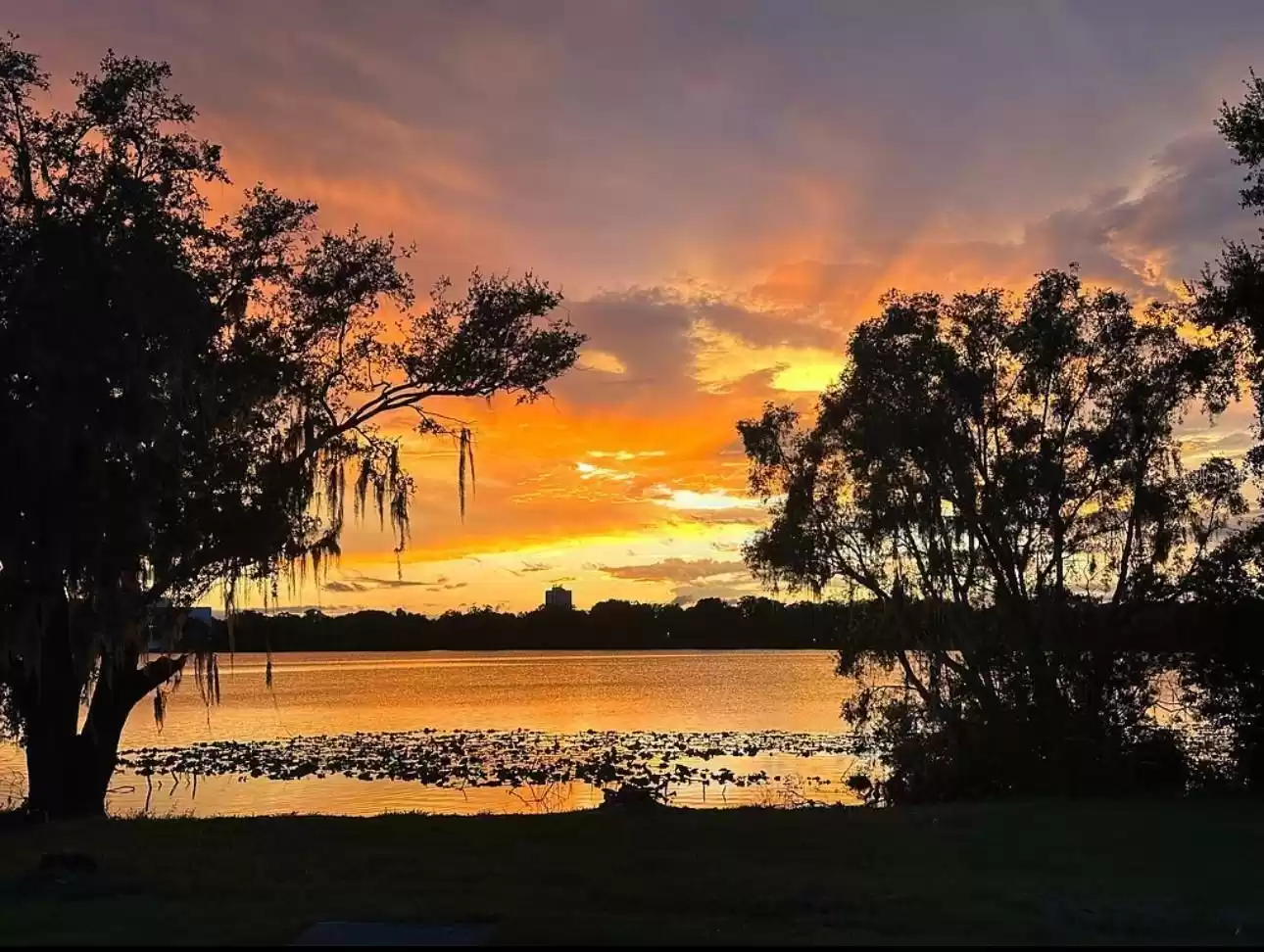 Lakefront View Sunset