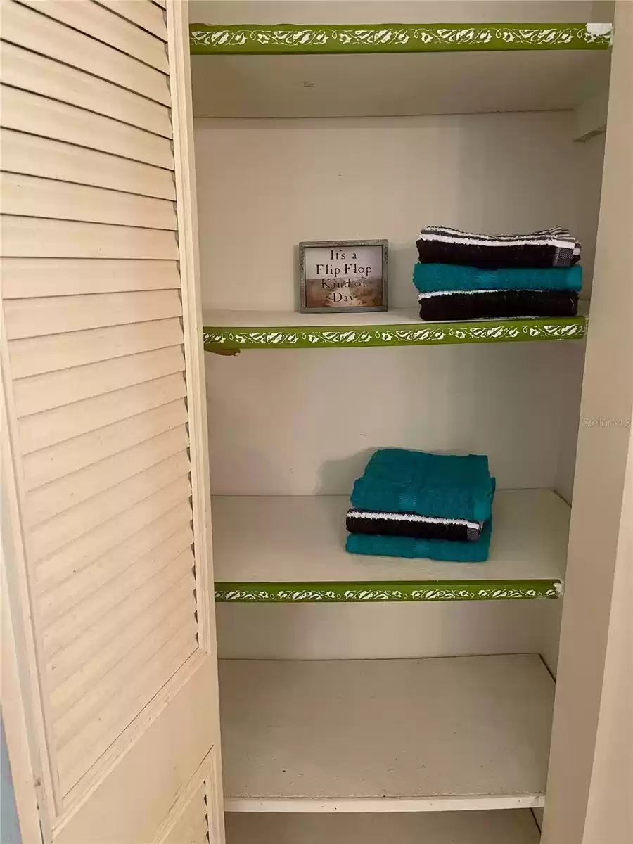 BIG linen closet!