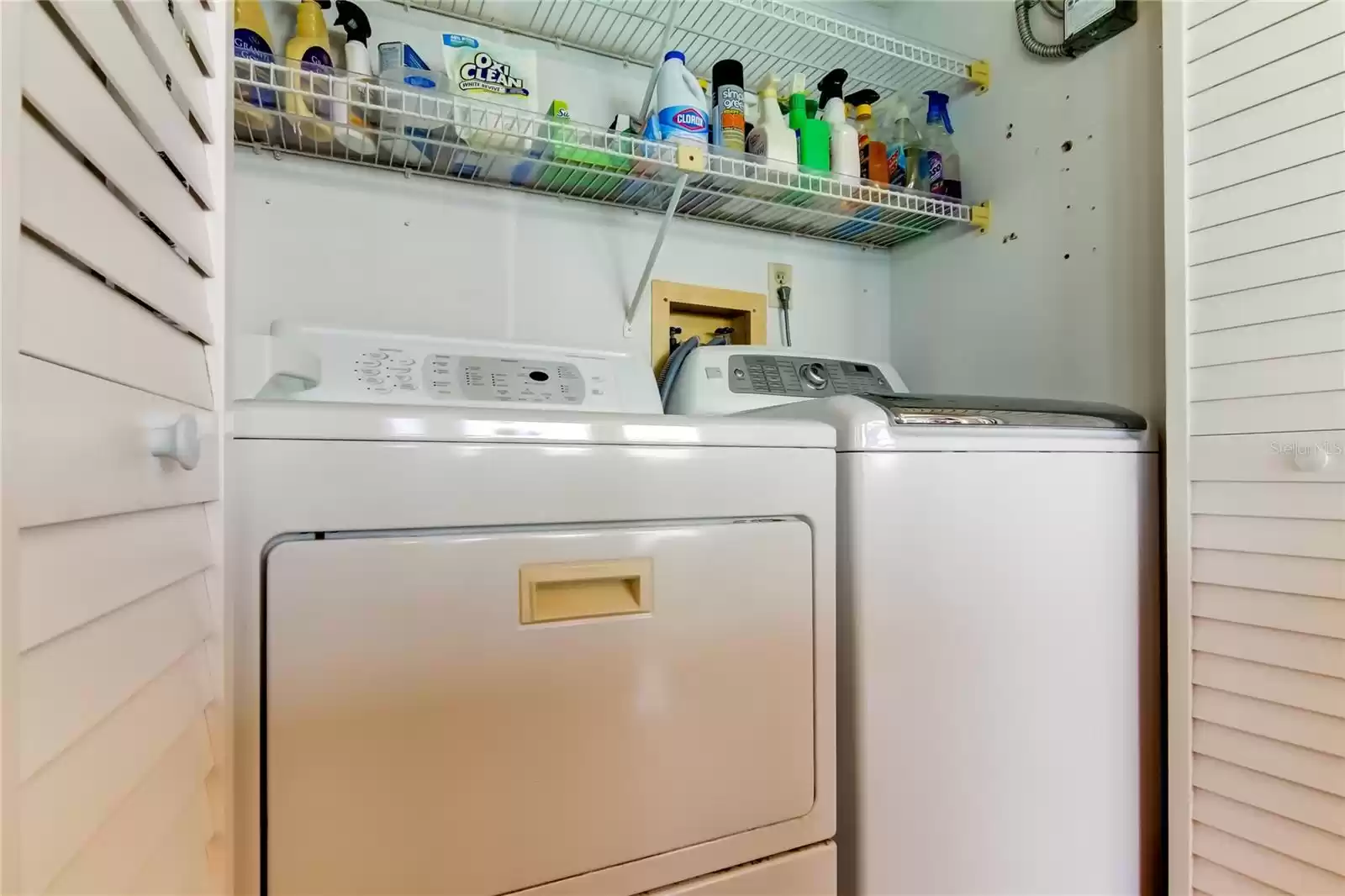 Laundry Room off Kitchen with Full Size Washer & Dryer