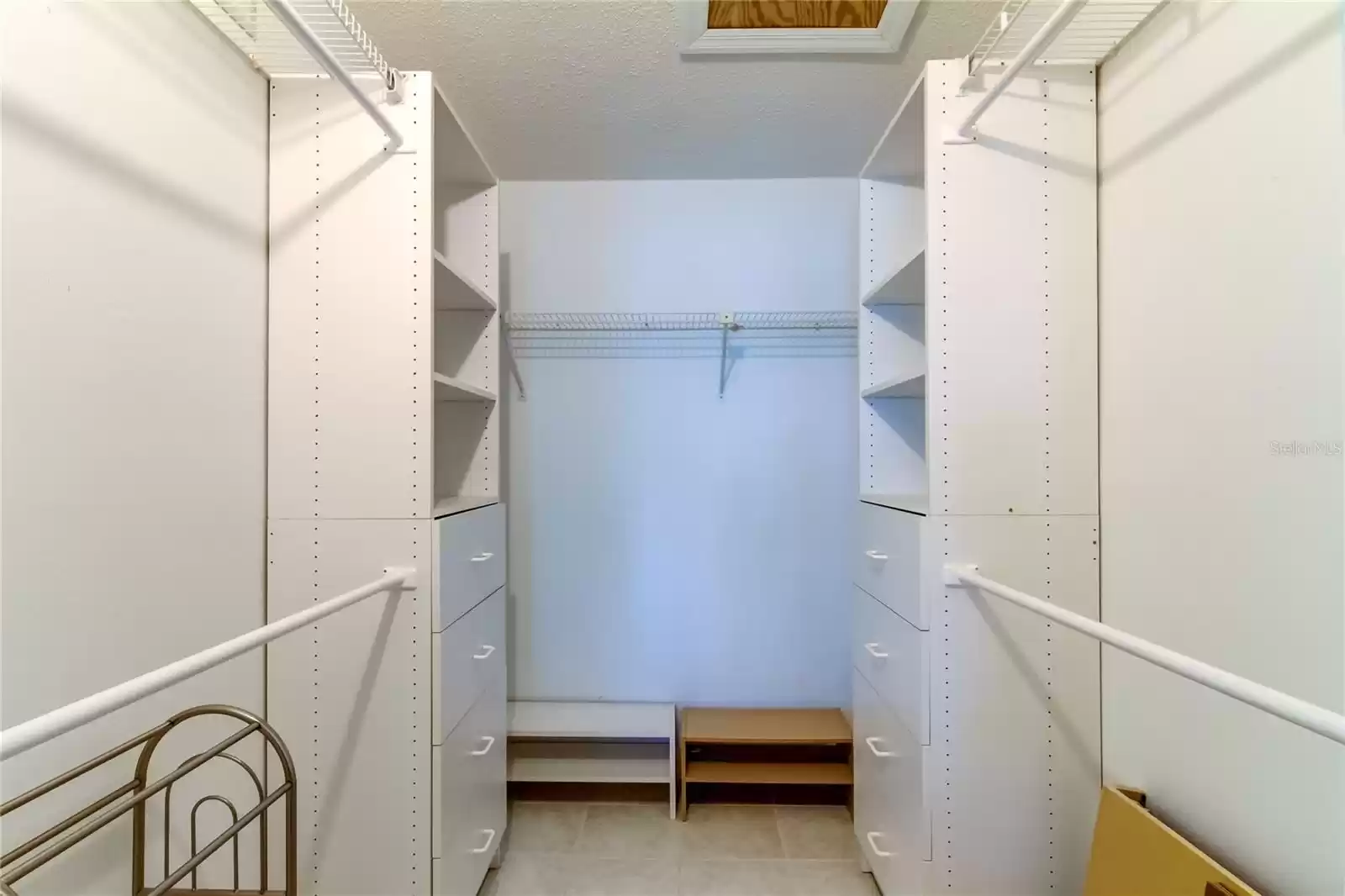 Walk-in closet in Master Bedroom