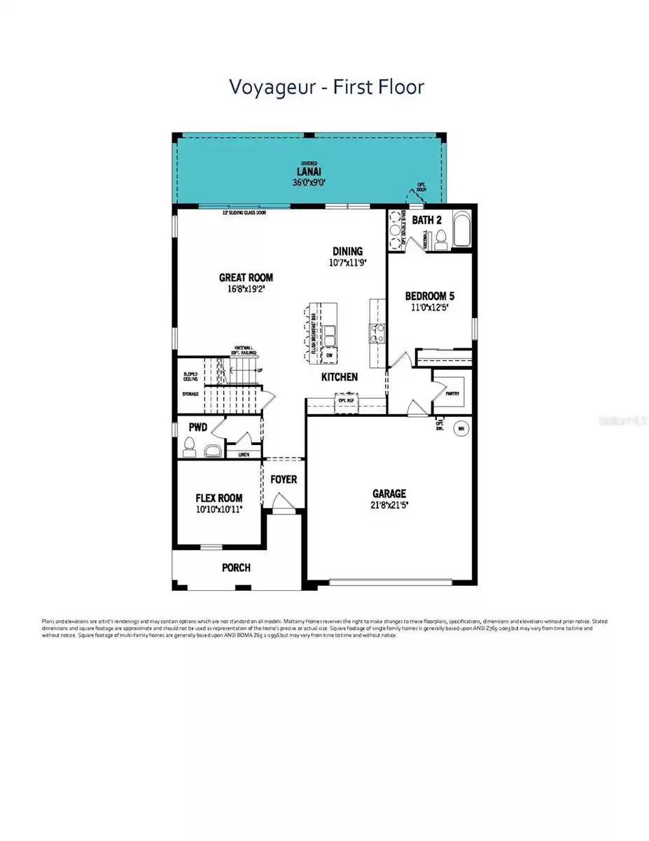 Voyager Floorplan - First Floor