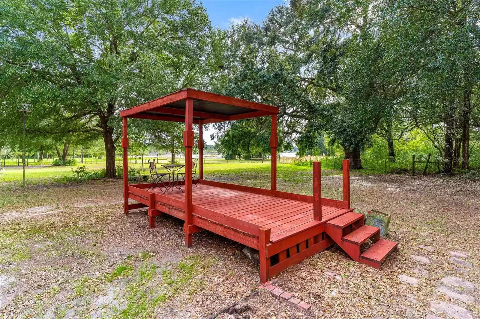 Sitting Deck if you wanted to put a pool