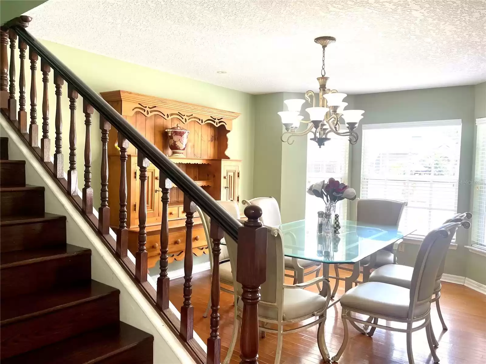 Stairs to the master suite