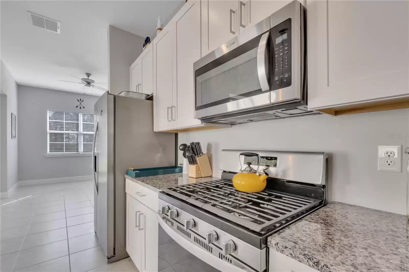 Kitchen with Stainless Steel Appliances - Gas Range