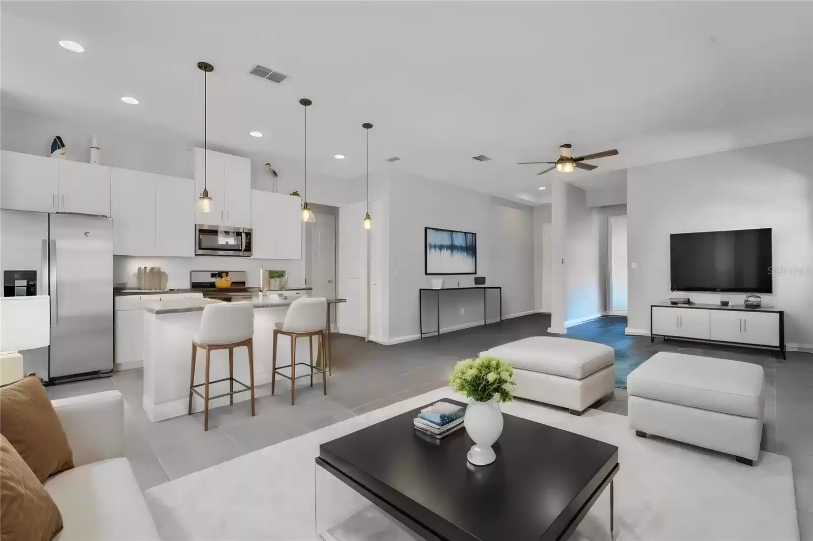 Rendering of Living Area