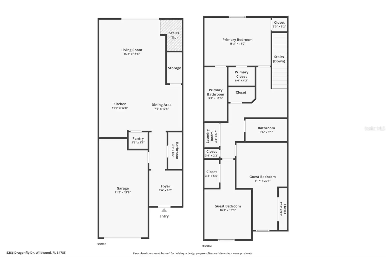 5286 DRAGONFLY DRIVE, WILDWOOD, Florida 34785, 3 Bedrooms Bedrooms, ,2 BathroomsBathrooms,Residential,For Sale,DRAGONFLY,MFRG5078304