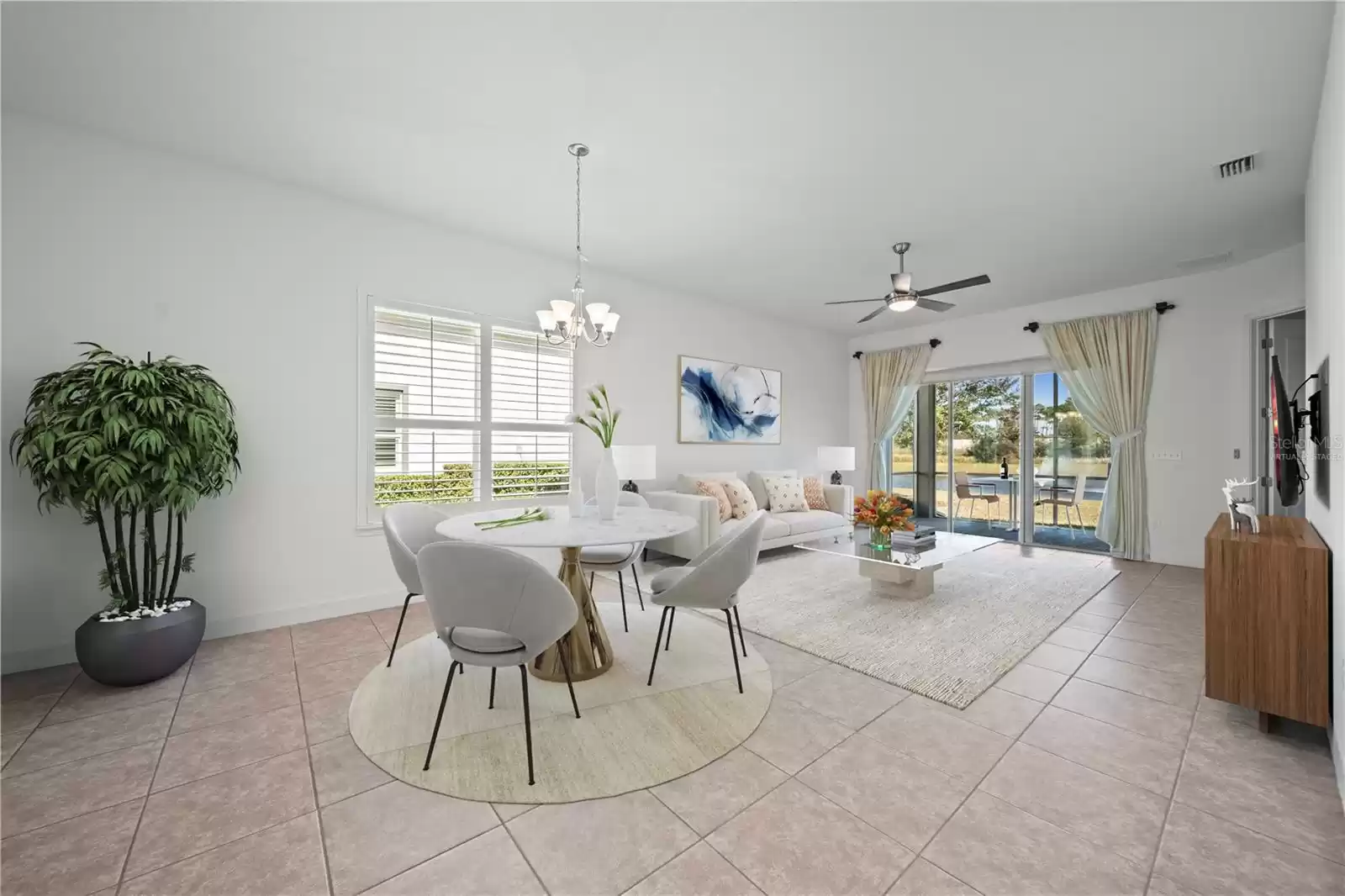 FAMILY/DINING ROOM- VIRTUALLY STAGED