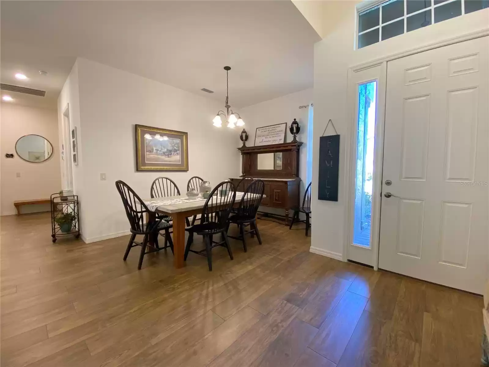 Front Door and Formal Dining Area