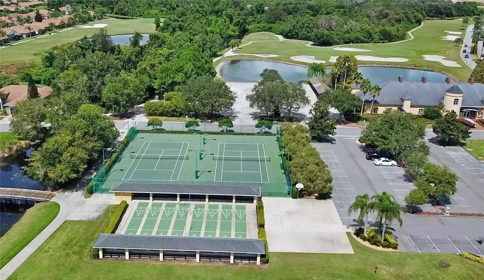 Shuffleboard and Tennis Courts