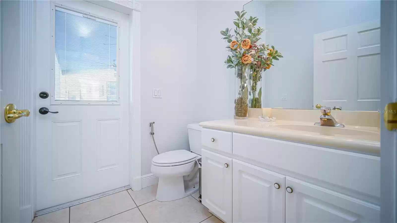 Bathroom pool and lanai area