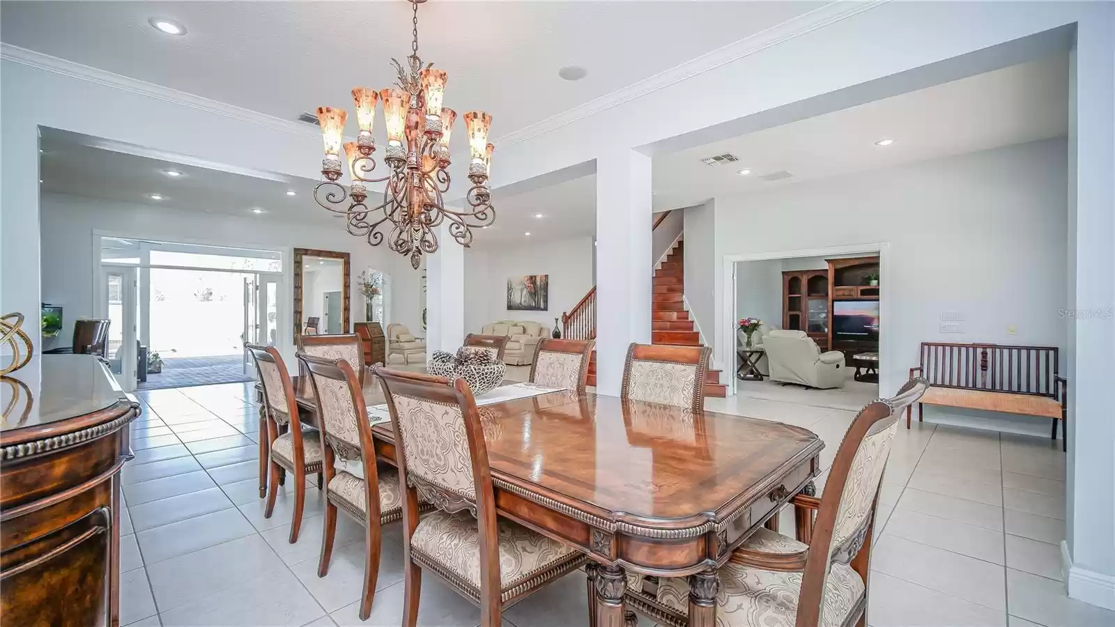 Formal dining room area