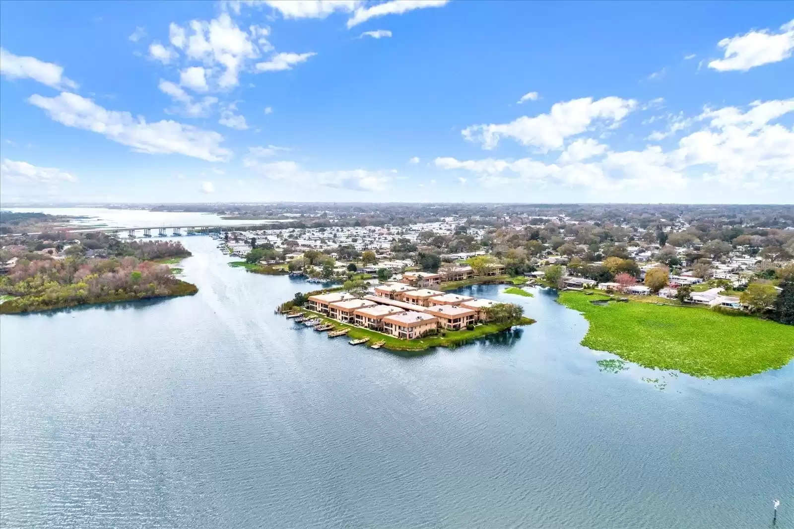 Aerial View of Community and Lake Seminole