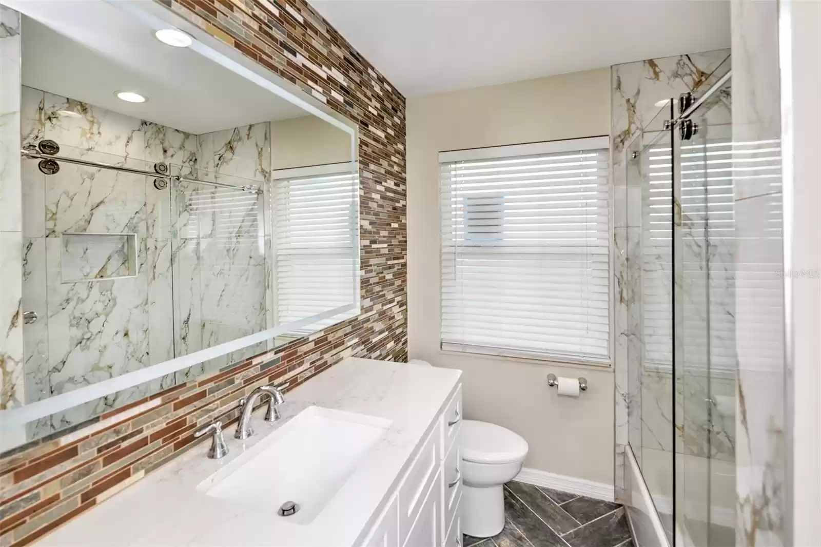 Remodeled guest bath